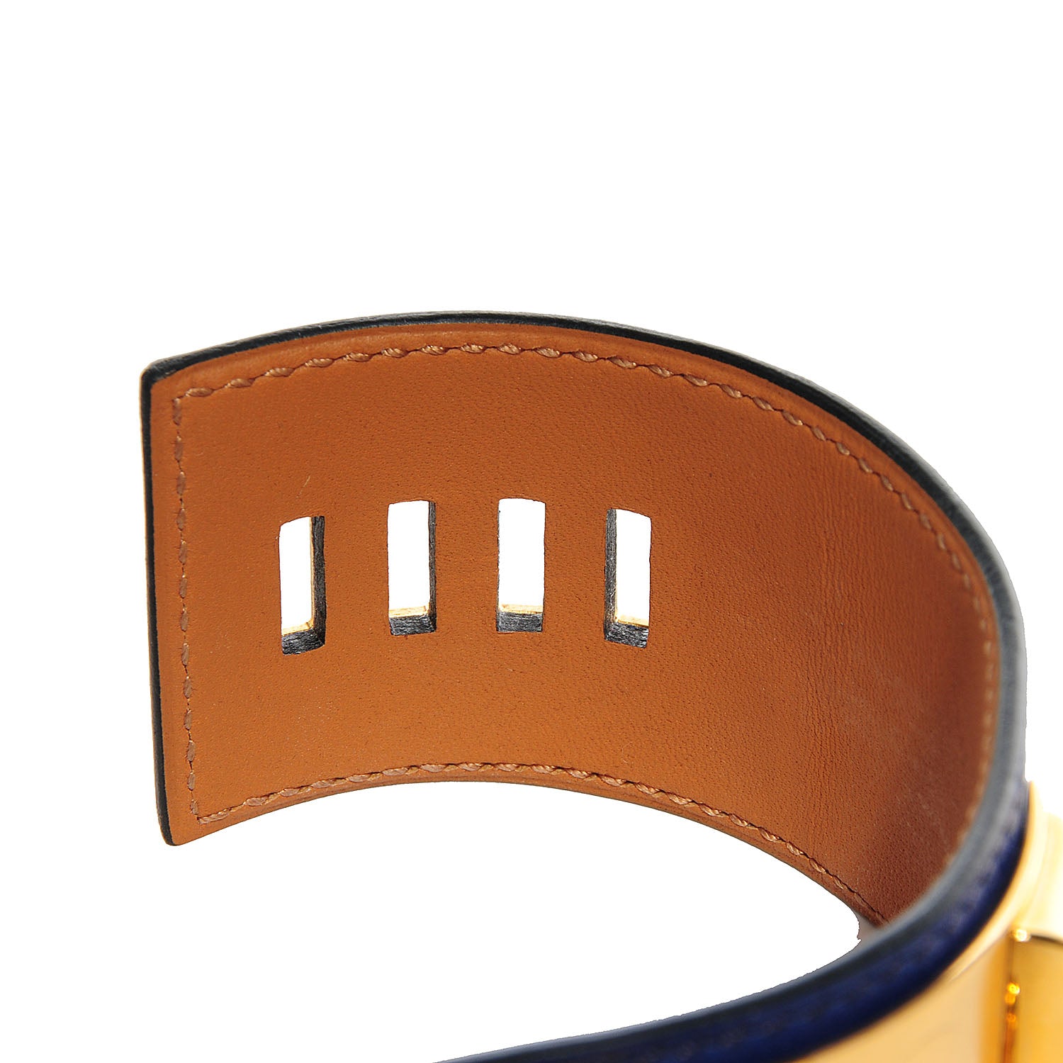 Hermes Swift Collier de Chien CDC Bracelet Large Bleu Saphir 7 of 7