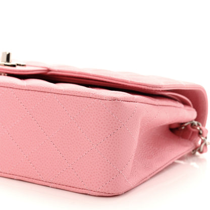 Chanel Caviar Quilted Medium Double Flap Pink 10 of 10