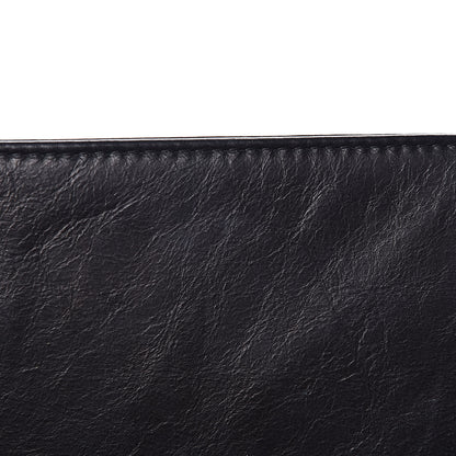 Chanel Calfskin Embossed Stitch Large Boy Flap Black 17 of 19
