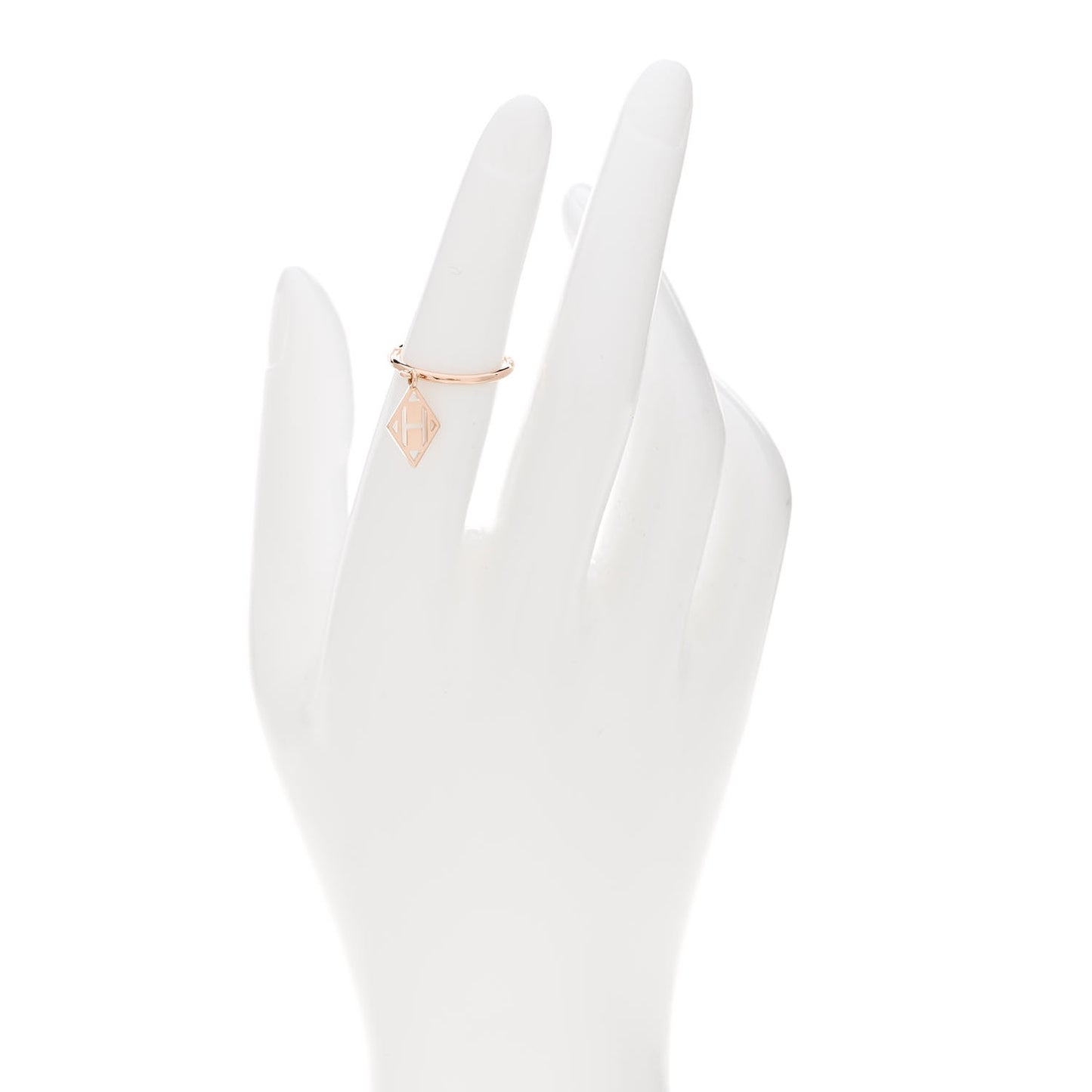18K Rose Gold Gambade H Ring 49 4.75