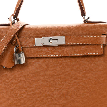 Hermes Epsom Kelly Sellier 28 Gold 8 of 11