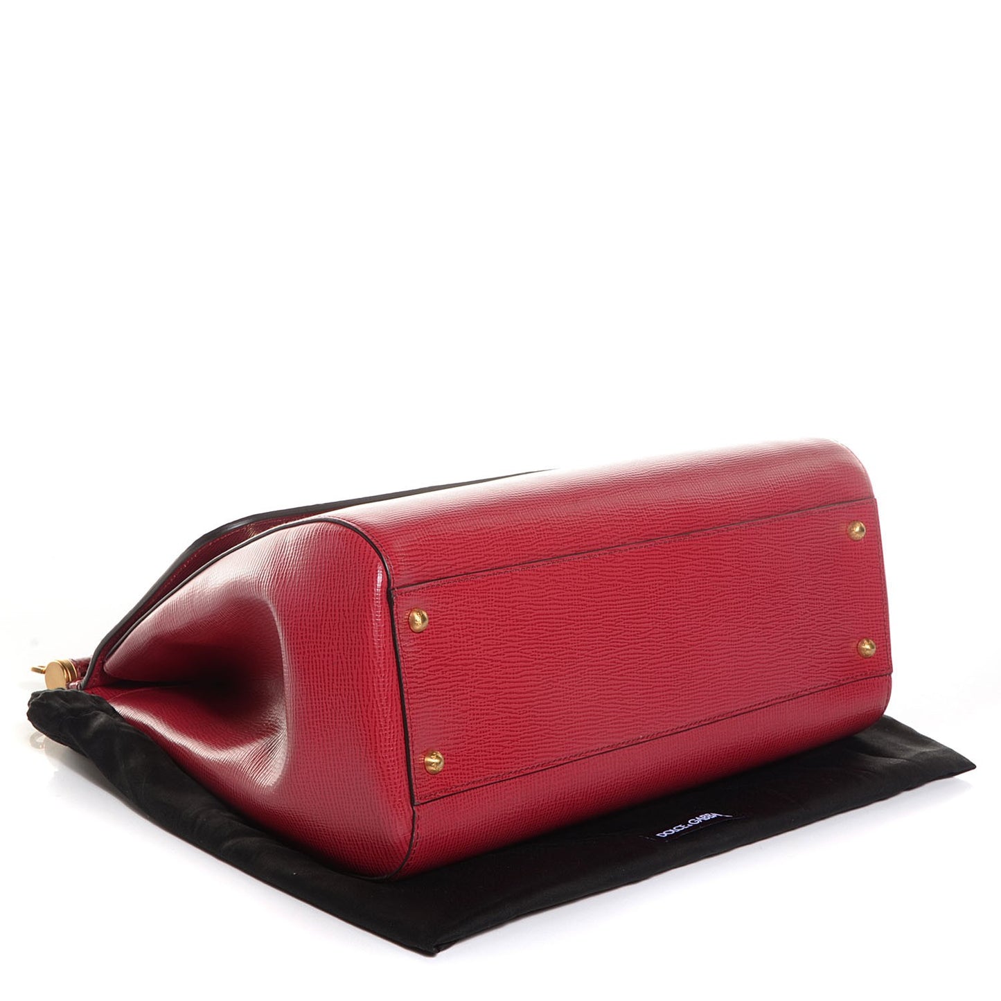 Ayers Calfskin Large Miss Sicily Satchel Red