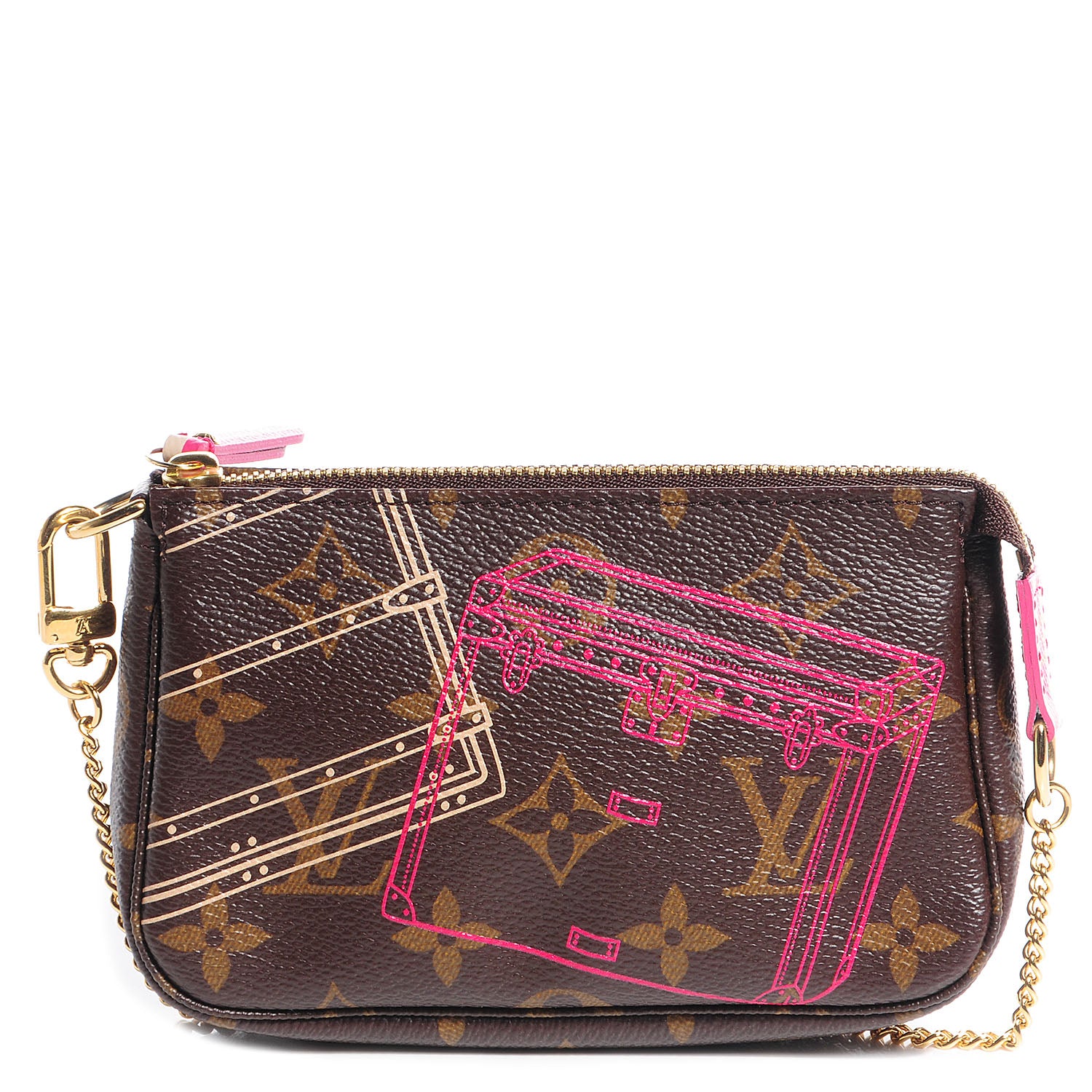 Louis Vuitton Monogram 2014 Christmas Animation Mini Pochette Accessories 1 of 8