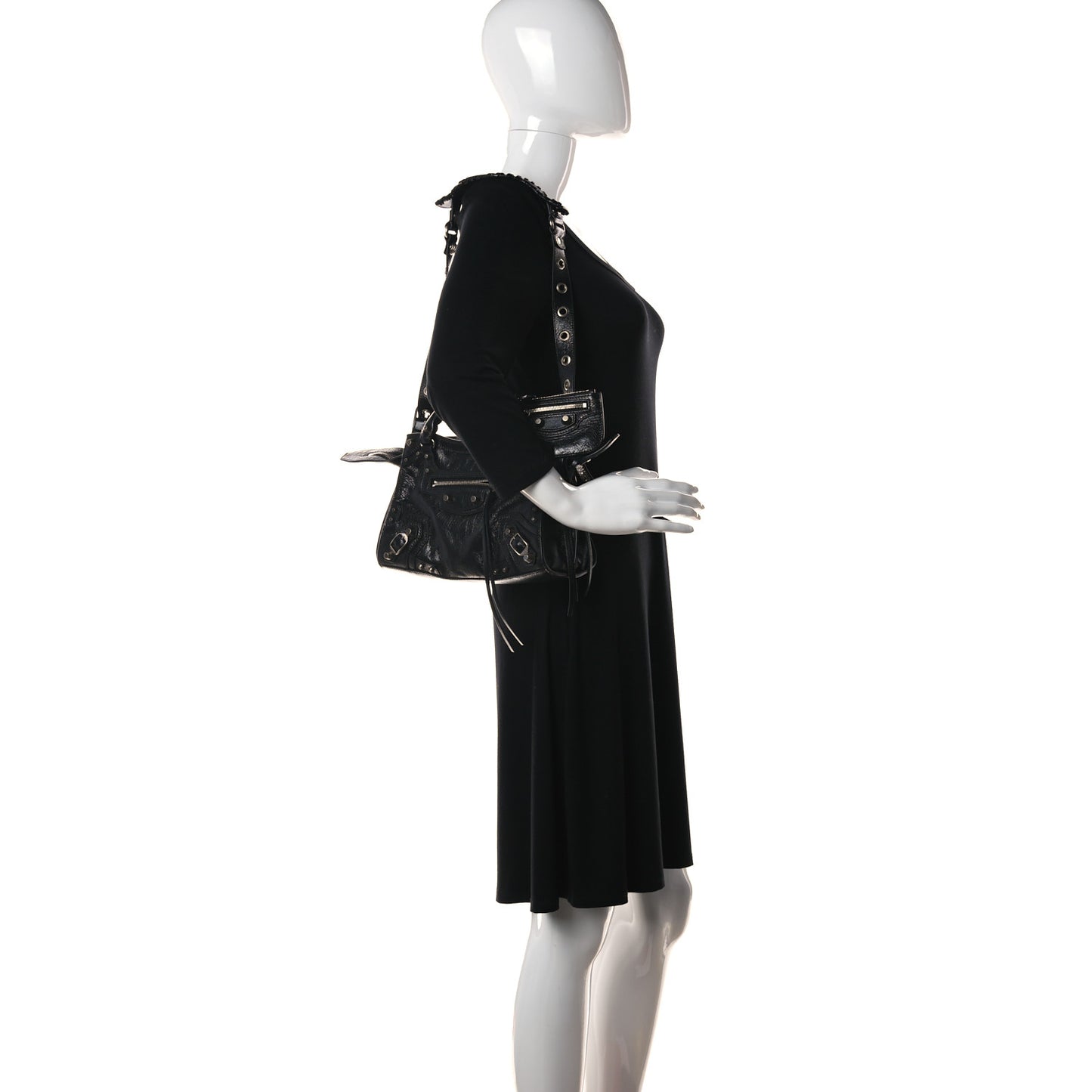 Agneau Arena Neo Cagole Handbag XS Black