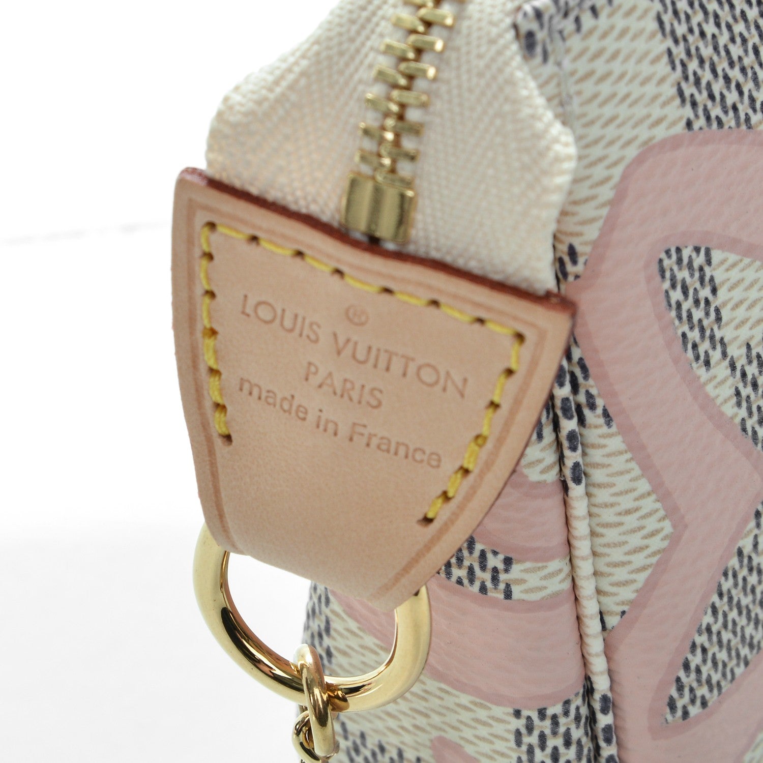 Louis Vuitton Damier Azur Tahitienne Mini Pochette Accessories 4 of 7