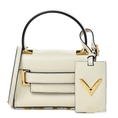Valentino Garavani Vitello Mini My Rockstud Frame Bag Light Ivory 1 of 11