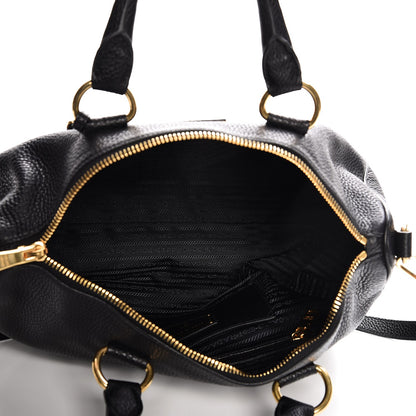 Prada Vitello Daino Tote Nero Black 6 of 13