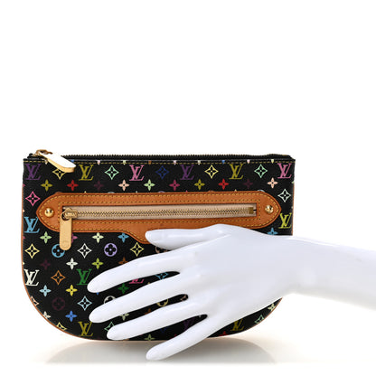Louis Vuitton Monogram Multicolor Pochette Plate GM Black 2 of 7