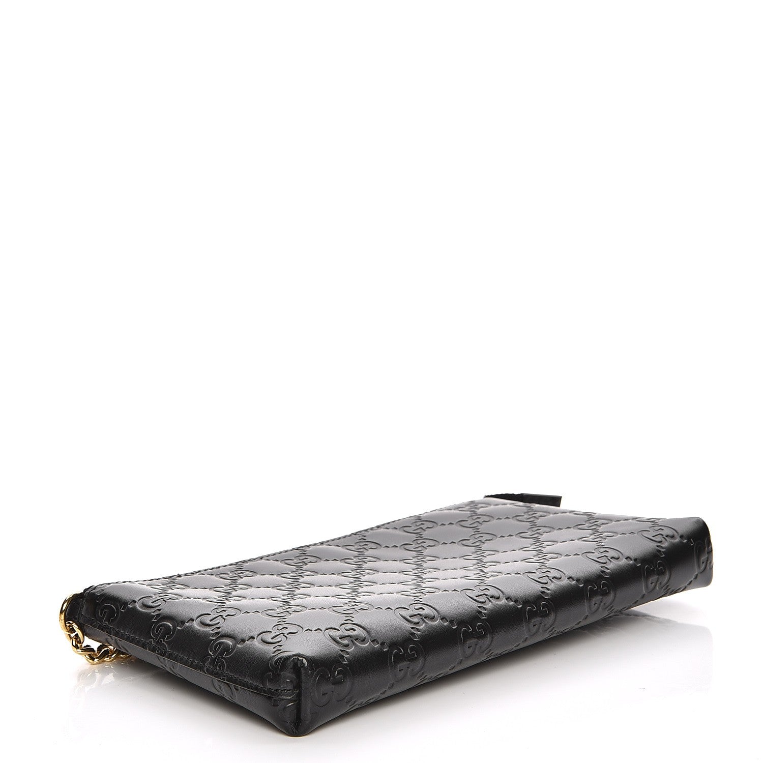 Gucci Guccissima Signature Wrist Wallet Black 4 of 7