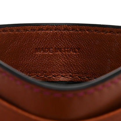 Givenchy Lambskin Bi-Color Logo Emblem Card Holder Cyclamen 6 of 8