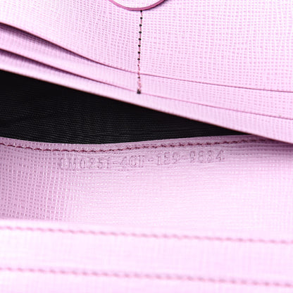 Fendi Vitello Elite Crystal Eye Monster Continental Wallet Cobalt Lavender Pink 7 of 9