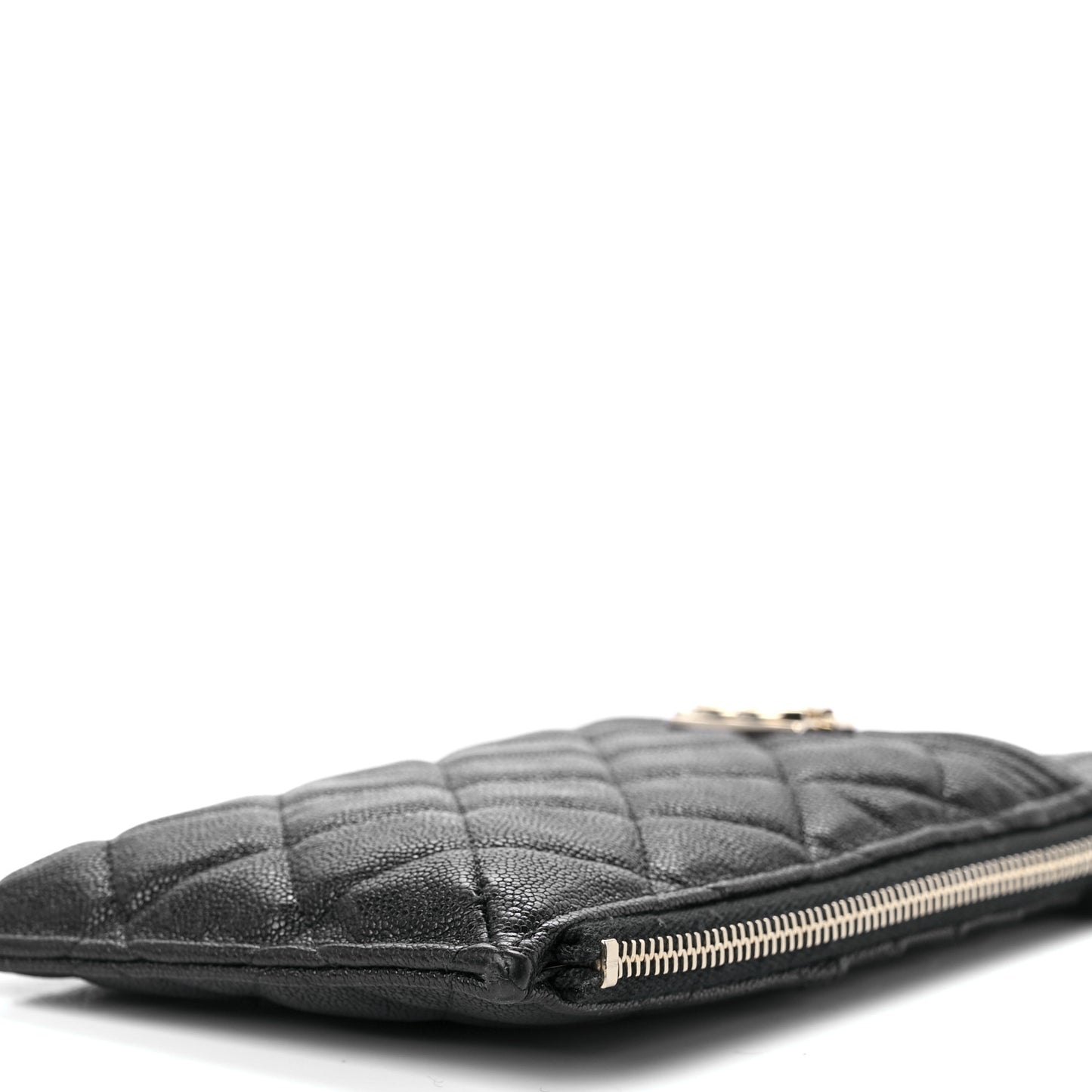 Caviar Quilted Boy iPhone Pouch Black