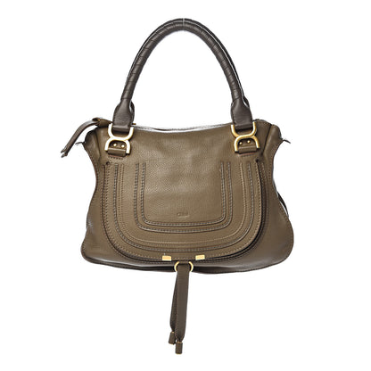 Chloe Calfskin Medium Marcie Satchel Anchor Grey 1 of 14