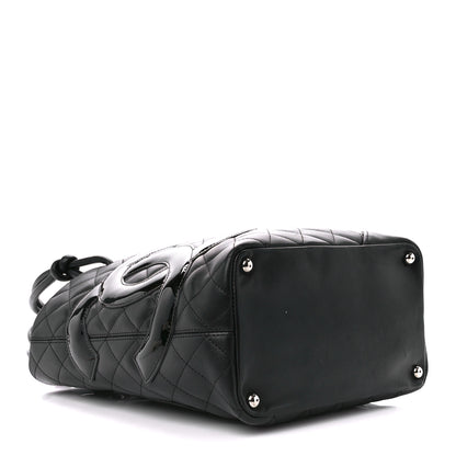 Chanel Calfskin Quilted Medium Cambon Tote Black 4 of 10