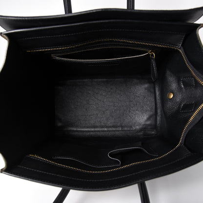 Celine Nubuck Smooth Calfskin Mini Tri-Color Luggage Olive 5 of 23