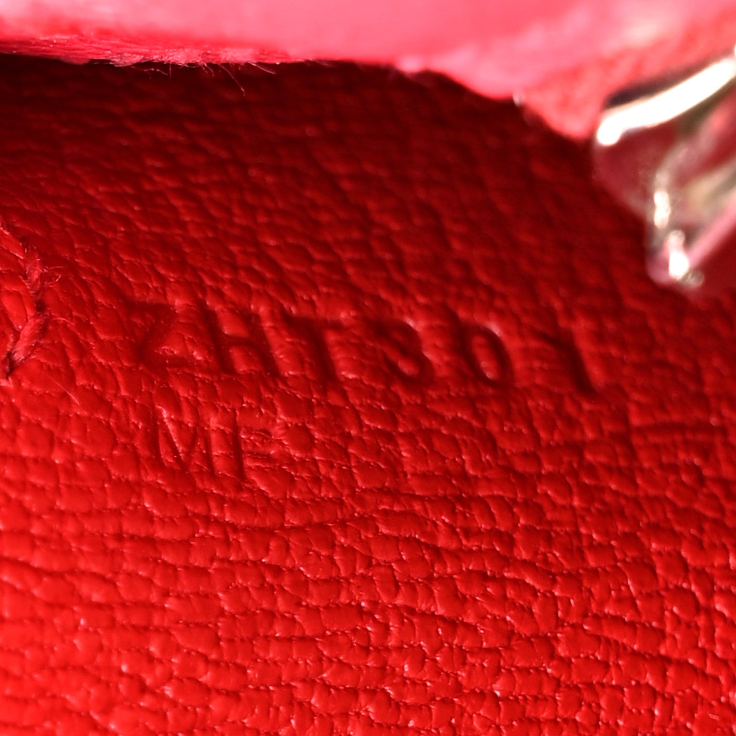 Hermes Madame Calfskin Kelly Sellier 25 Rose Extreme Rouge Piment 7 of 15