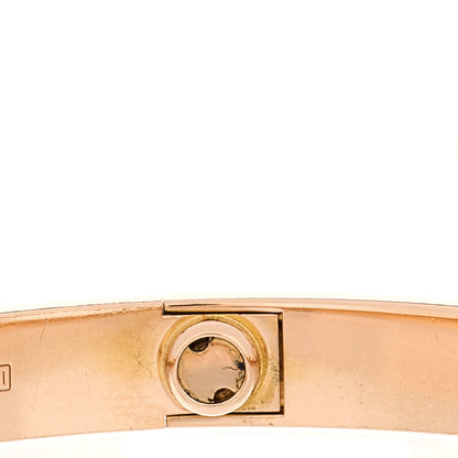 Cartier 18K Pink Gold LOVE Bracelet 17 6 of 8