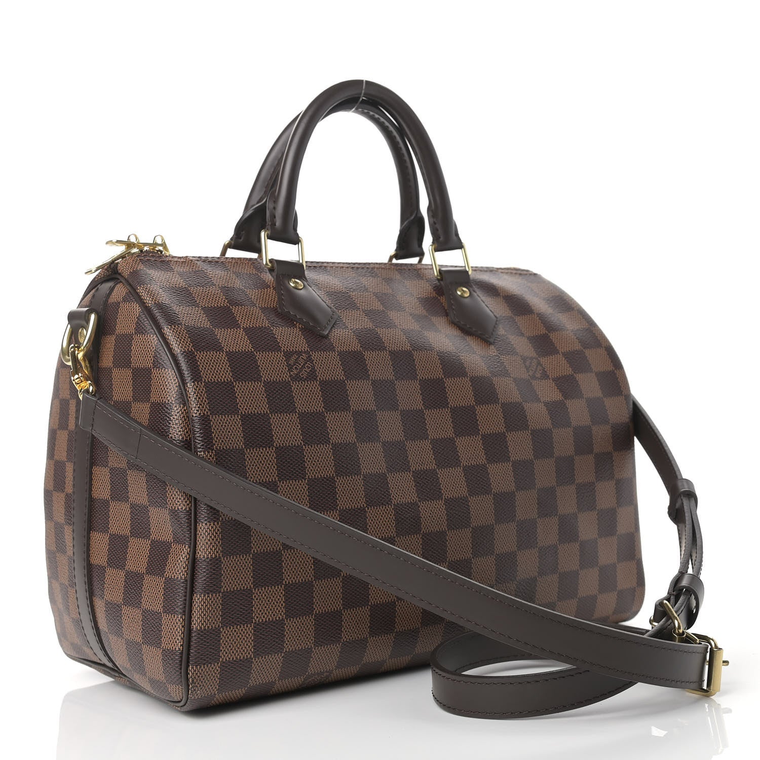 Louis Vuitton Damier Ebene Speedy Bandouliere 30 3 of 10