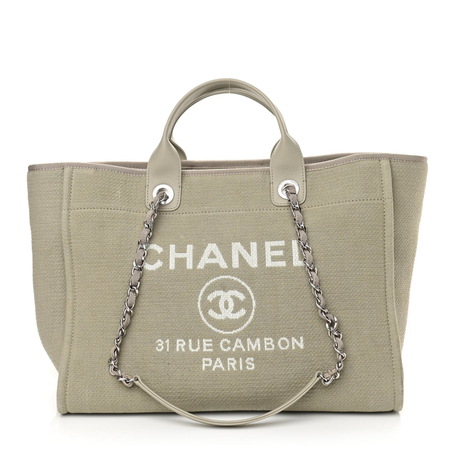 Mixed Fibers Medium Deauville Tote Grey
