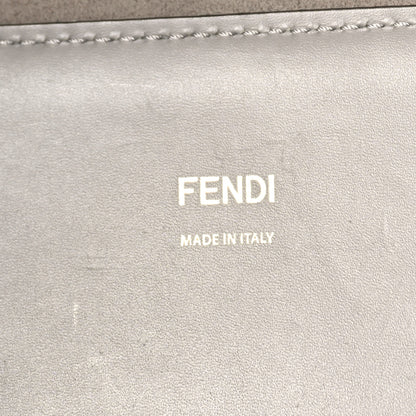 Fendi Vitello King Plexiglass Logo Embossed Medium Fendi Sunshine Shopper Tote Moon 6 of 10