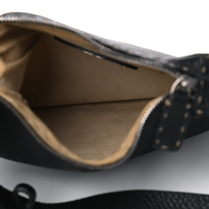 Fendi Calfskin Romano Selleria Oyster Black 4 of 4