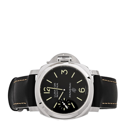 Panerai Stainless Steel Calfskin 44mm Luminor Marina Manual Winding Watch Black PAM00776 2 of 5