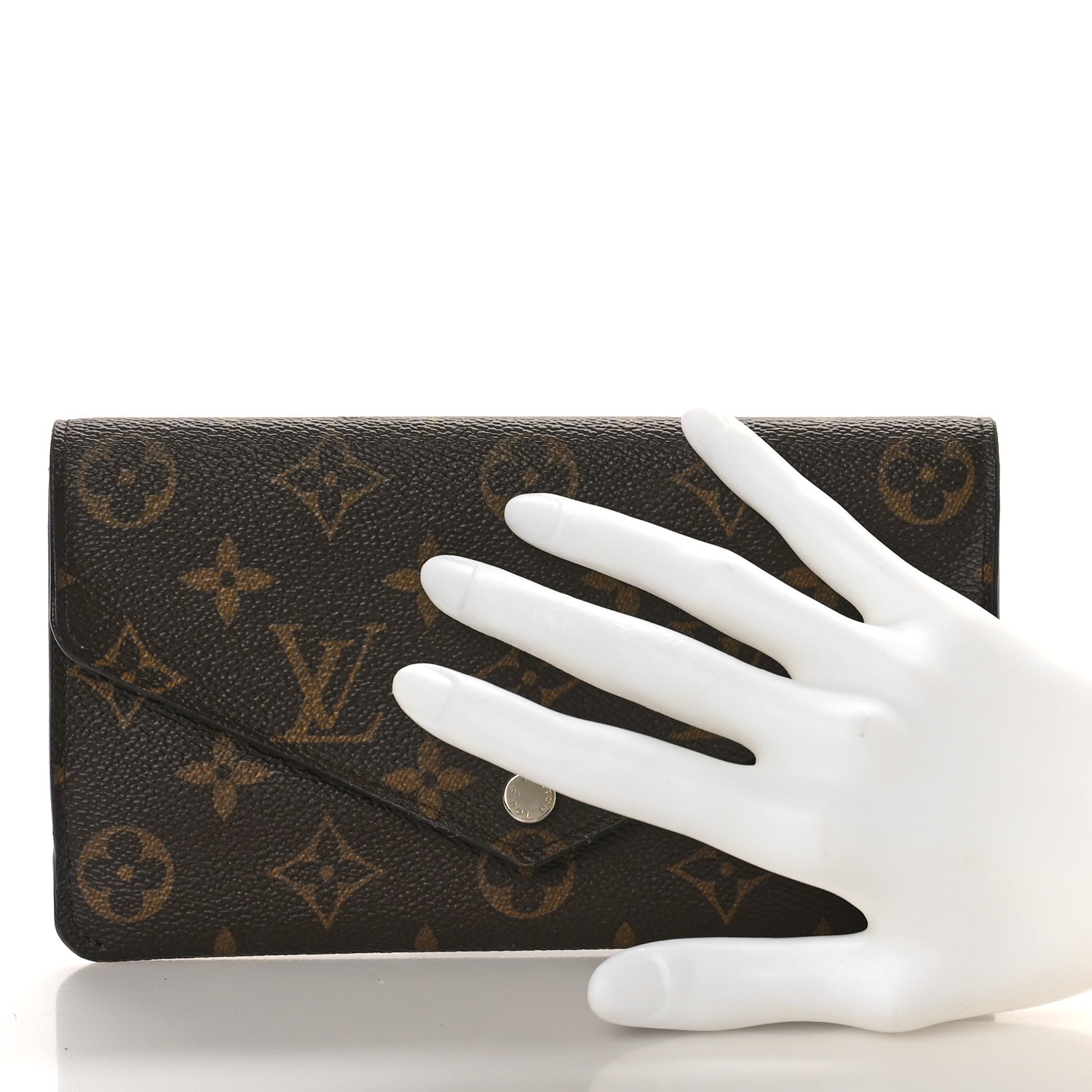 Louis Vuitton Monogram Sarah Wallet NM Rose Ballerine 2 of 8