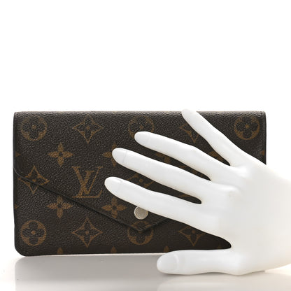 Louis Vuitton Monogram Sarah Wallet NM Rose Ballerine 2 of 8