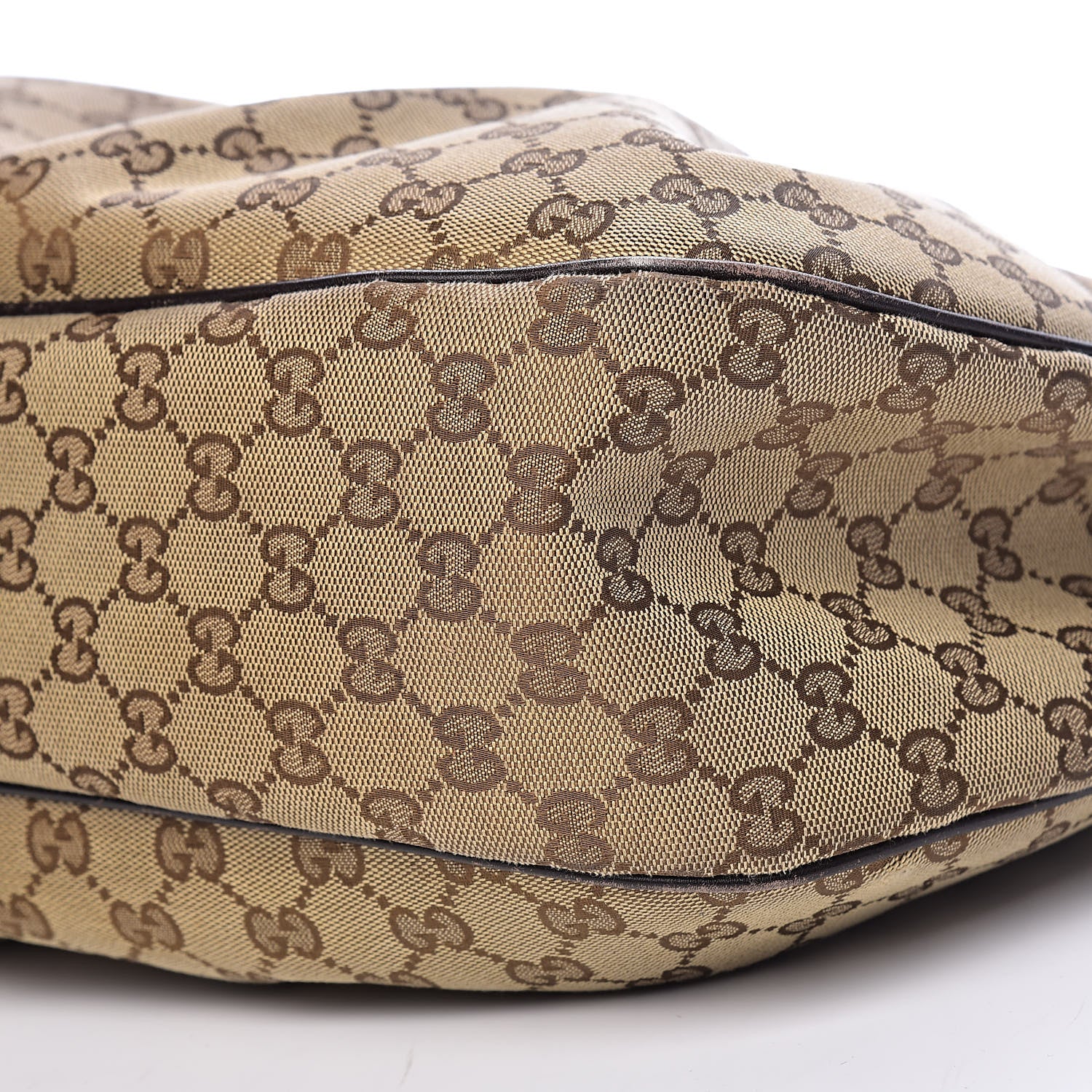 Gucci Monogram Medium Sukey Hobo Dark Brown 18 of 23