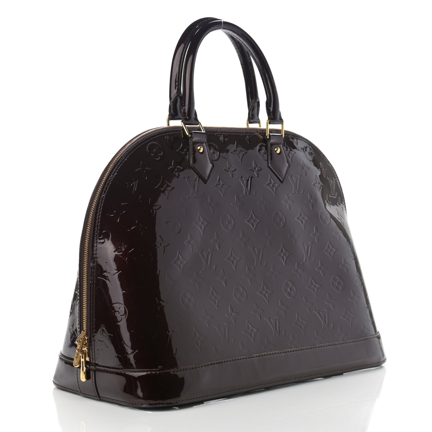 Louis Vuitton Vernis Alma GM Amarante 3 of 10
