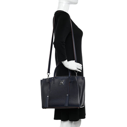 Louis Vuitton Calfskin Lockmeto Marine Rouge 2 of 11