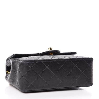 Chanel Lambskin Quilted Mini Square Flap Black 4 of 11
