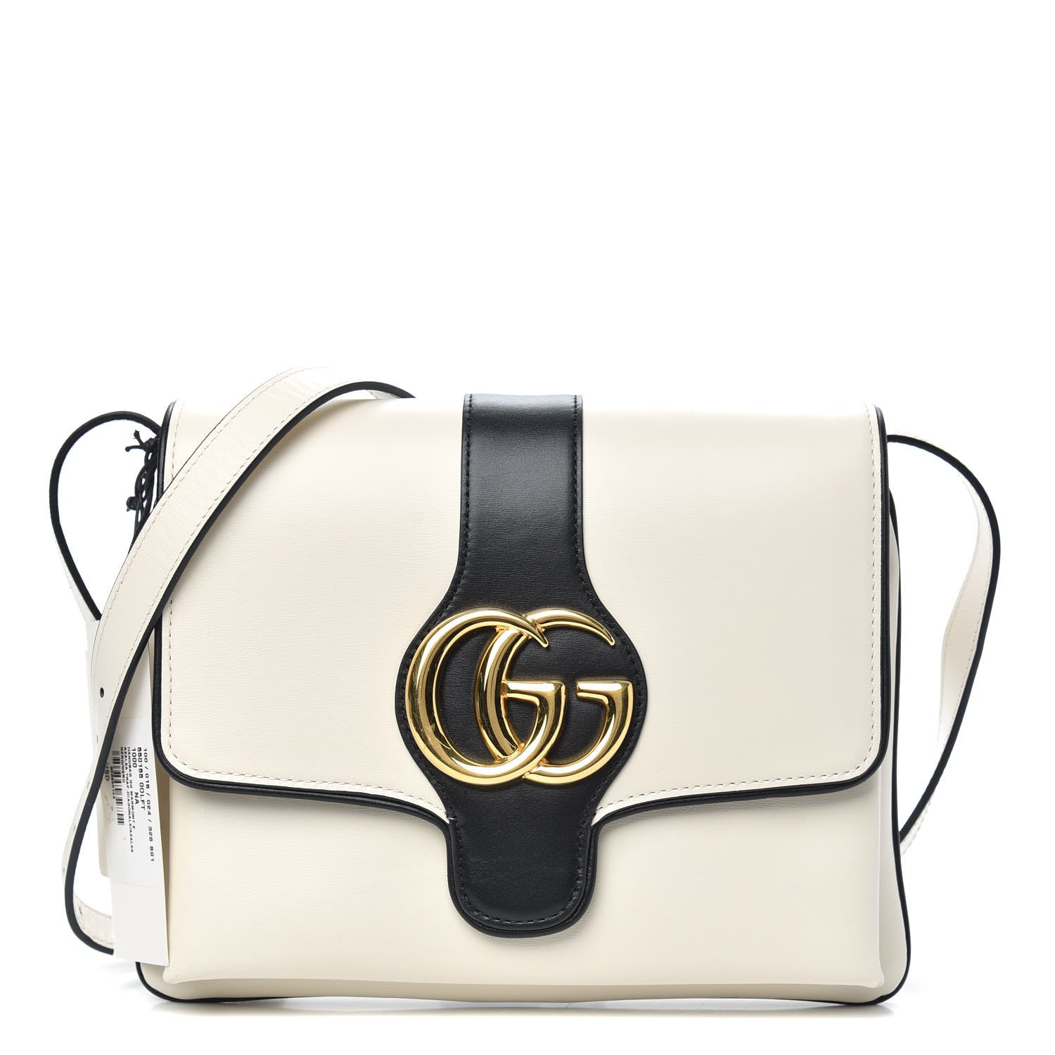 Gucci Calfskin Medium Arli Flap Shoulder Bag White 1 of 9