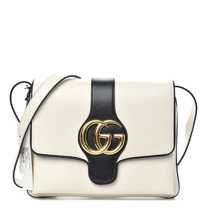 Gucci Calfskin Medium Arli Flap Shoulder Bag White 1 of 9