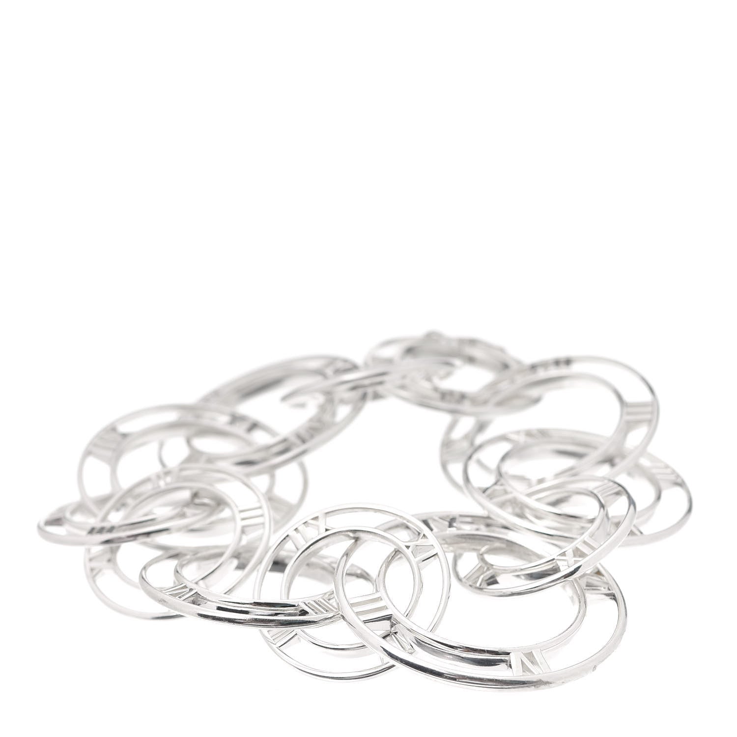 Tiffany Sterling Silver Atlas Link Bracelet 1 of 5