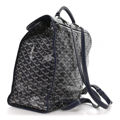 Goyard Goyardine Saint Leger Soft Briefcase Backpack Navy 3 of 10
