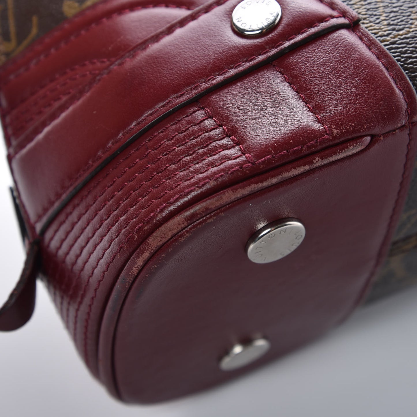 Monogram Shine Alma PM Bordeaux