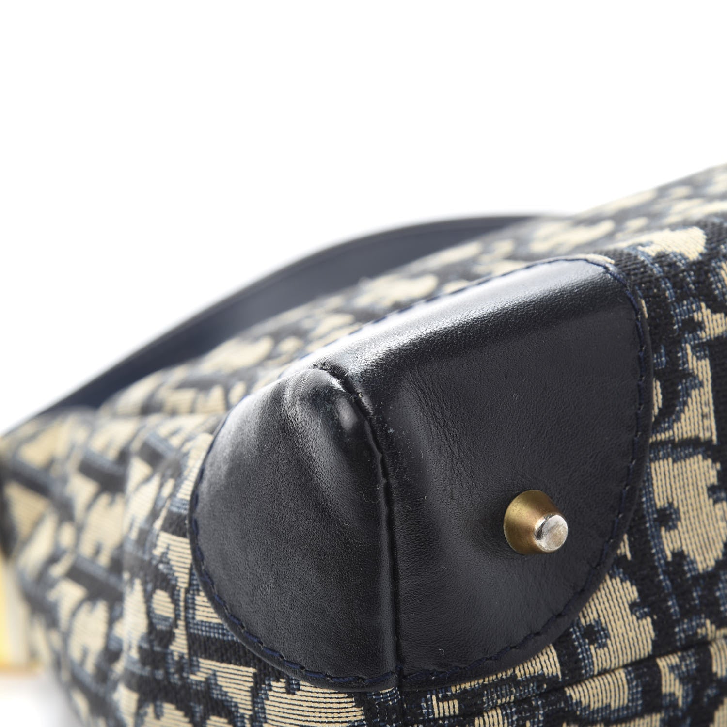 Christian Dior Monogram Shoulder Bag Blue 10 of 13