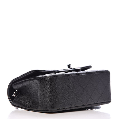Chanel Iridescent Caviar Quilted Mini Rectangular Flap Black 4 of 12