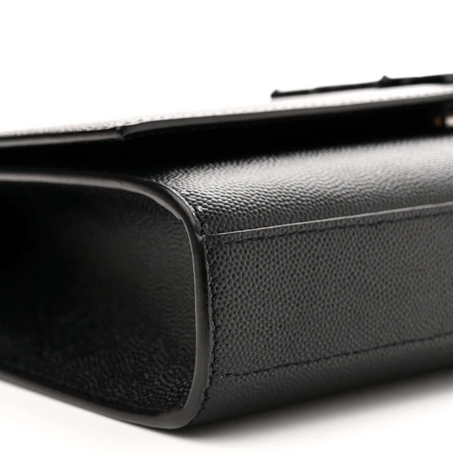 Saint Laurent Grain De Poudre Medium Classic Monogram Monochrome Kate Satchel Black 9 of 11