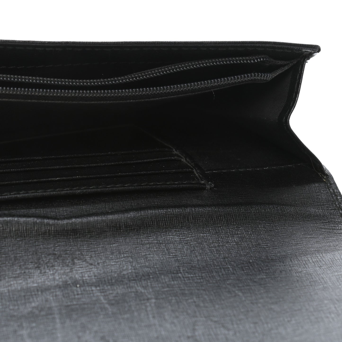 GG Plus Monogram Joy Continental Flap Wallet White Black