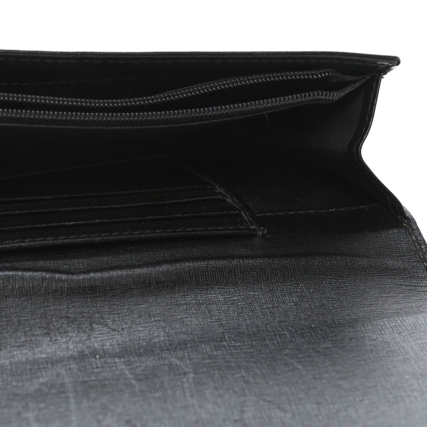 Gucci GG Plus Monogram Joy Continental Flap Wallet White Black 5 of 8