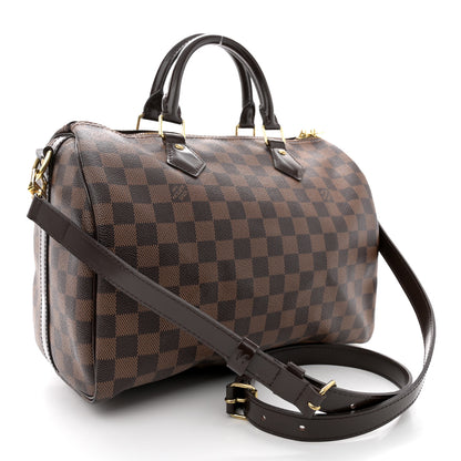 Louis Vuitton Damier Ebene Speedy Bandouliere 30 3 of 13
