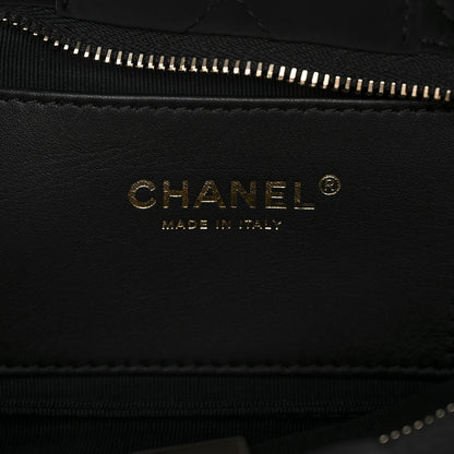 Chanel Velvet Effect Nylon Quilted Mini Bow Bag Black 6 of 10