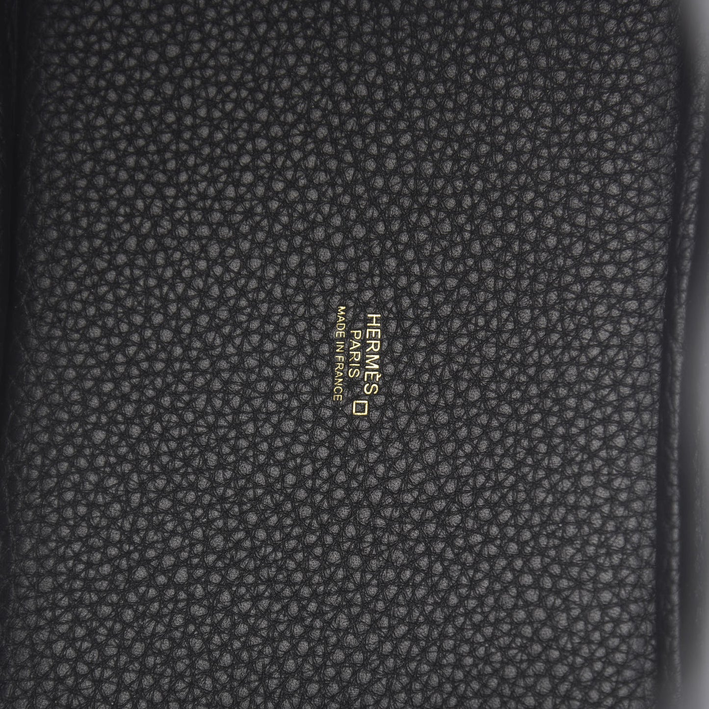 Taurillon Clemence Matte Alligator Picotin Lock Touch 18 PM Black