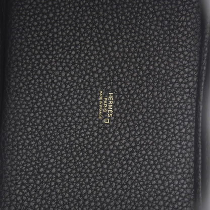 Hermes Taurillon Clemence Matte Alligator Picotin Lock Touch 18 PM Black 6 of 11