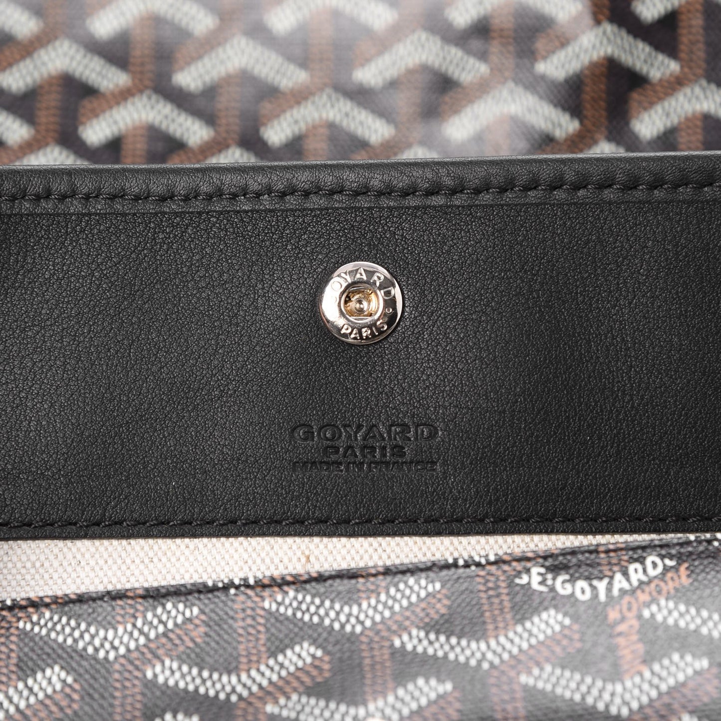 Goyardine Reversible Anjou GM Black