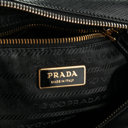 Prada Saffiano Lux Bauletto Nero Black 5 of 6