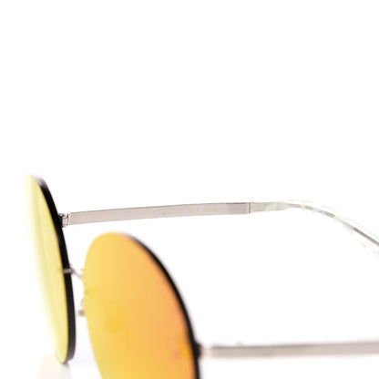 Chanel Mirrored Round Sunglasses 4216 Red 5 of 8