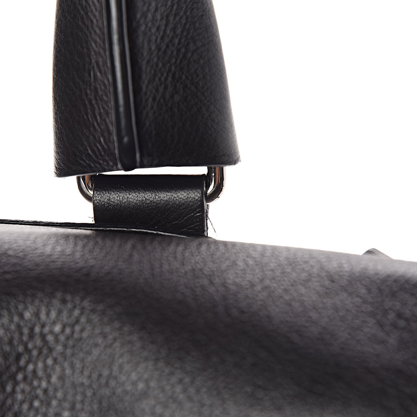 Calfskin Small Pandora Pure Flap Bag Black
